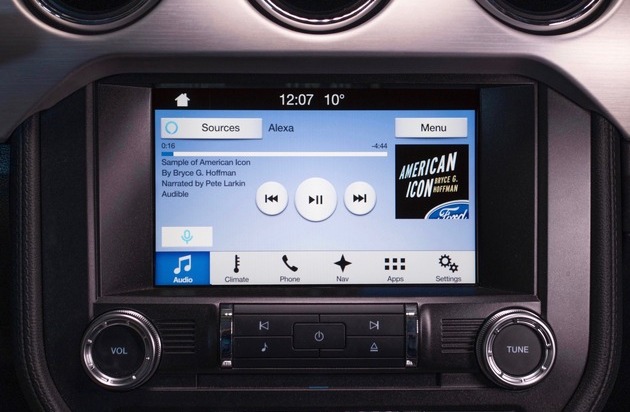 Ford-Werke GmbH: Alexa an Bord: Ford und Amazon holen Assistentin für Shopping, Suchen und Smart Home-Steuerung ins Auto