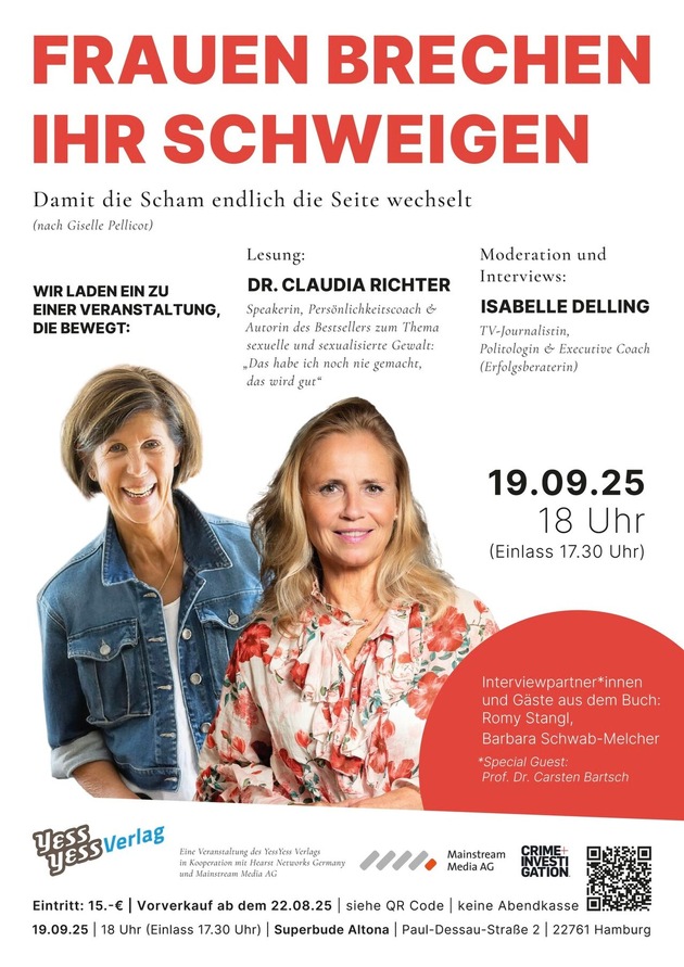 Hearst Networks Germany und Mainstream Media bündeln ihre Kräfte: Gemeinsam mehr Sichtbarkeit für „Gewalt gegen Frauen beenden“