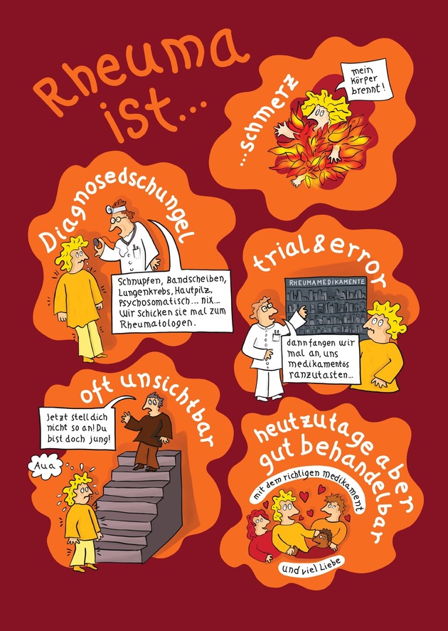 Klinikum Nürnberg lädt zur Eröffnung der Ausstellung &quot;Comic meets Rheuma&quot; ein