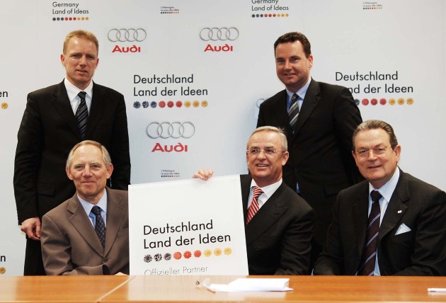 Standortinitiative &quot;Deutschland - Land der Ideen&quot; / Audi ist neuer Kooperationspartner