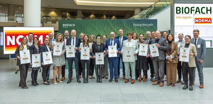 NORMA: Zum 16. Mal in Folge Gesamtsieger: NORMA gewinnt 212 DLG-Medaillen auf der BIOFACH 2025 / Mit BIO SONNE einfach Spitze im Bio-Discount