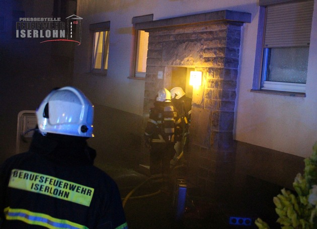 FW-MK: Kellerbrand durch Waschmaschine