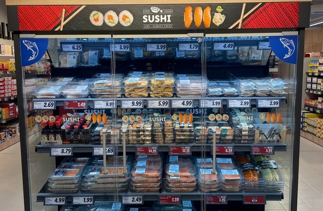 LIDL Schweiz: Lidl Suisse introduit le coin du sushi dans ses magasins / Un nouveau concept mis en oeuvre dans 40 magasins