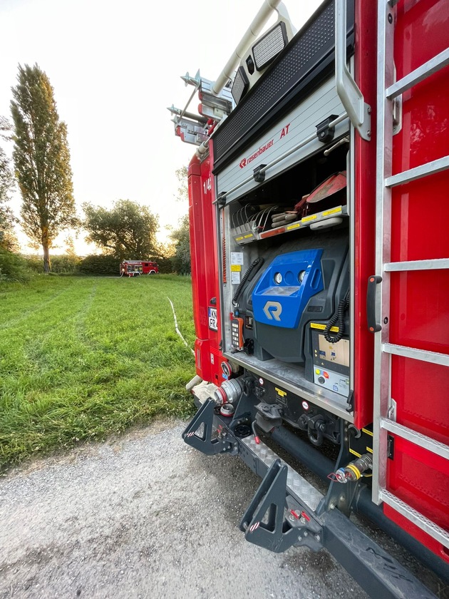 FW Reichenau: Brennender Baum konnte gelöscht werden, 20.06.2024, Reichenau-Mittelzell