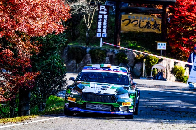 Rallye Japan: Fünf Škoda Crews fahren beim Saisonfinale in die Top-10 der WRC2-Kategorie