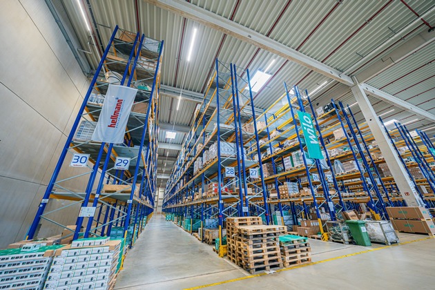 Hellmann doubles warehouse capacity for Wilo in Germany