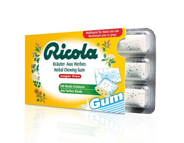 Neu: Ricola Kaugummi