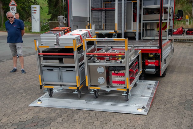 FW-OE: Neuer Gerätewagen Logistik 1 für die Feuerwehr Lennestadt