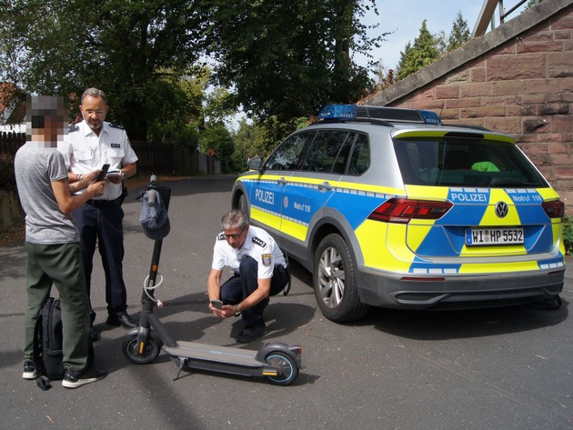 Mittelhessen: WETTERAUKREIS: Gemeinsame Verkehrskontrollen mit Augenmerk auf E-Scooter