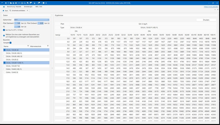 GEA AWP expands design program – ValveCalc 9.0 for industrial refrigeration and heating technology