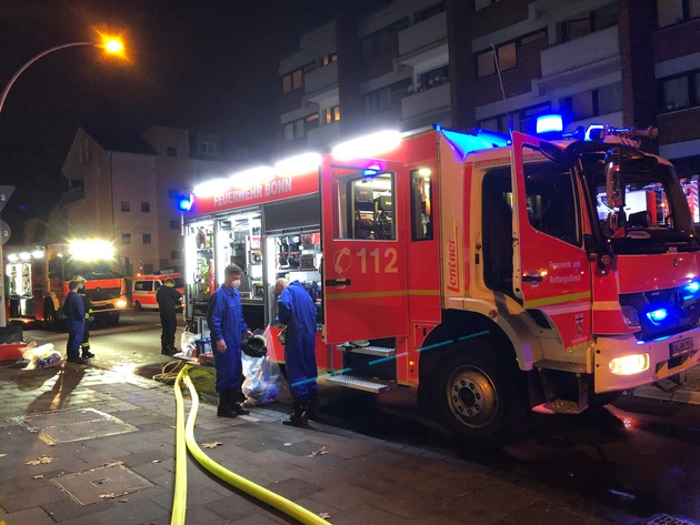 FW-BN: Wohnungsbrand in Bonn-Castell