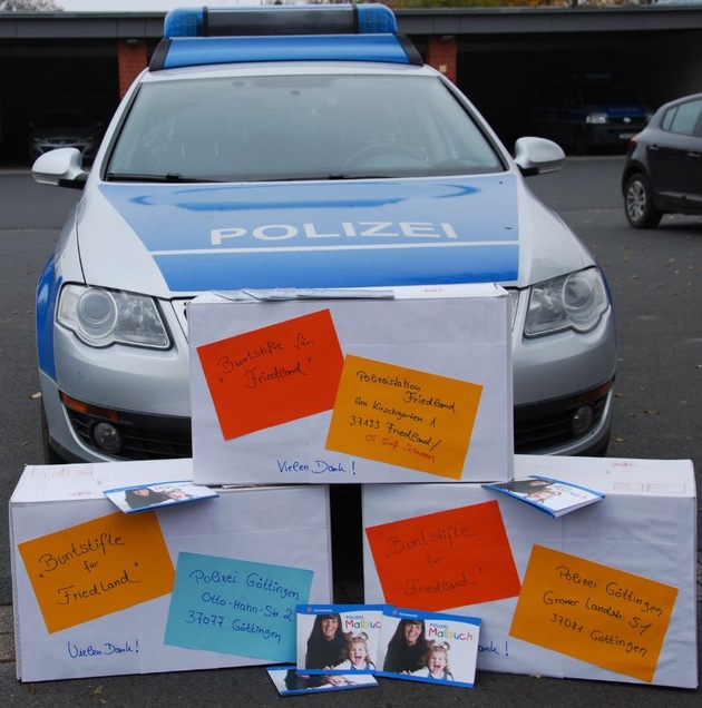 POL-GOE: (634/2015)  Polizei Göttingen sucht &quot;Buntstifte für Friedland&quot;