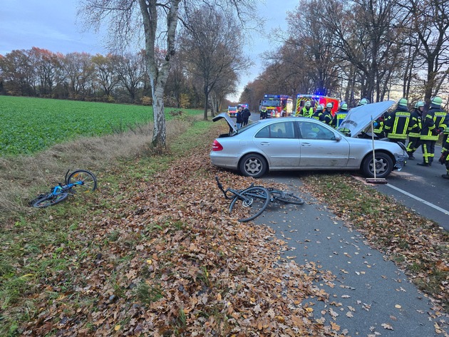 POL-STD: Zwei Verletzte bei Unfall auf der Bundesstraße 73 zwischen Dollern und Agathenburg