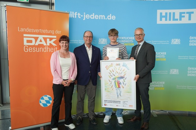 Bayern: Sch&uuml;ler aus Dillingen an der Donau gewinnt landesweiten Plakatwettbewerb gegen das Rauschtrinken