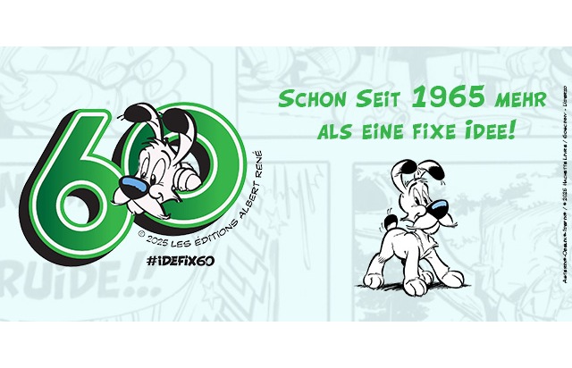 Obelix treuer Gefährte Idefix - Seit 60 Jahren mehr als eine fixe Idee!