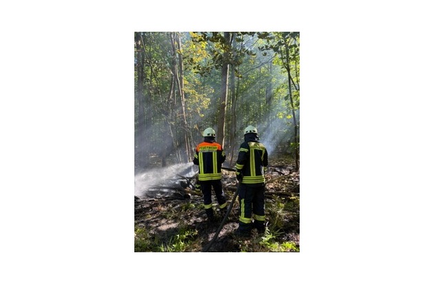 FW-ROW: Wald gerät in Brand in Kirchtimke