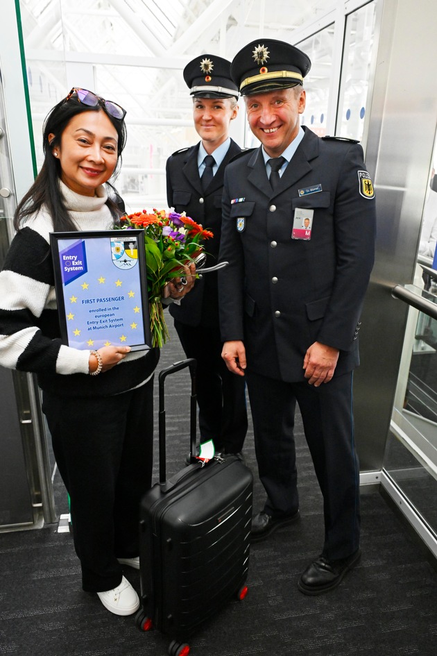 Bundespolizeidirektion München: Entry/Exit System (EES) startet am Flughafen München am 11. November 2025