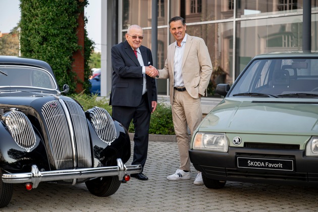 Škoda Auto feiert den 90. Geburtstag des einflussreichen Ingenieurs und Managers Petr Hrdlička