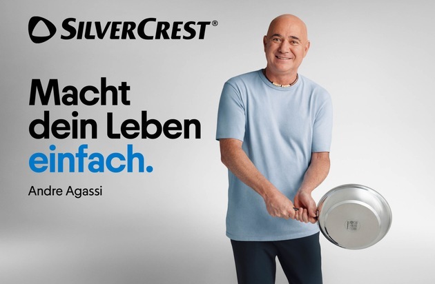Lidl: Leistungsstarke Technik f&uuml;r K&uuml;che und Haushalt: SILVERCREST und Andre Agassi setzen auf Hightech und Human Touch