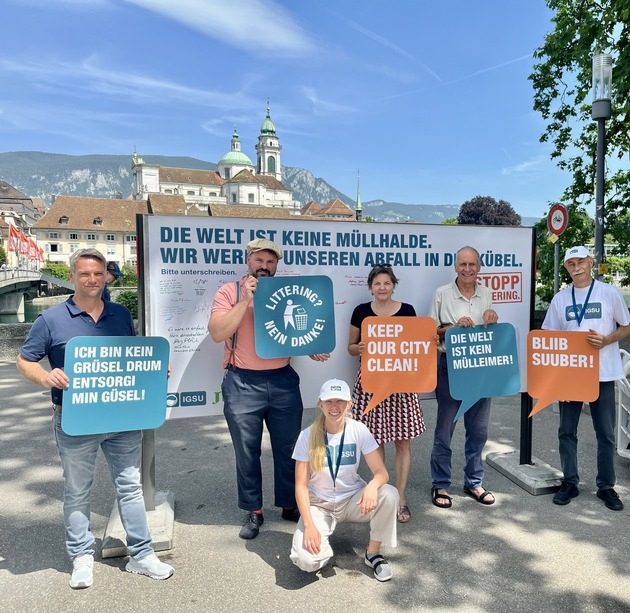 Medienmitteilung: «Solothurn setzt ein Zeichen gegen Littering»