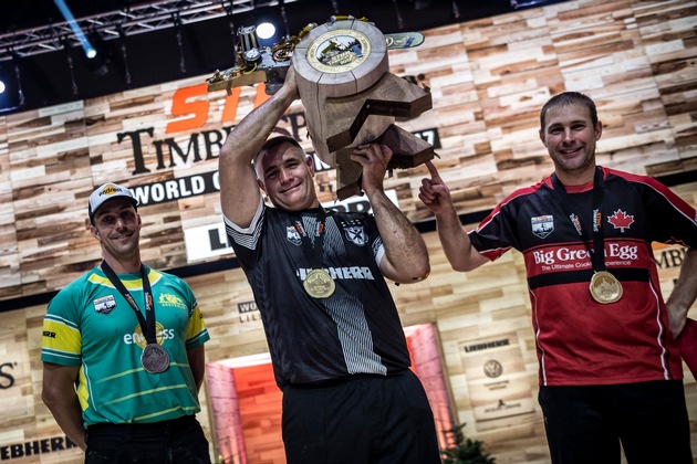 STIHL TIMBERSPORTS® World Championship 2017: Extreme sports athlete Jason Wynyard is world champion again - New Zealanders dethrone Australia in team competition