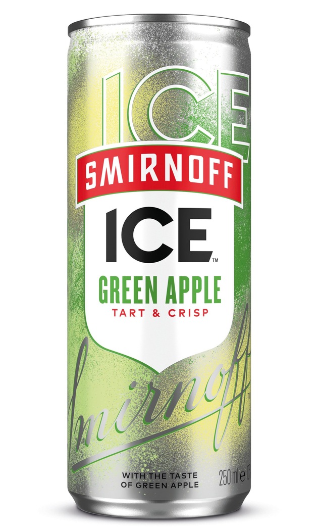 DIAGEO PM: NEU! SMIRNOFF ICE GREEN APPLE