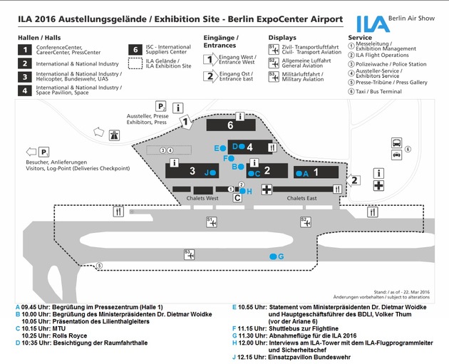 Einladung zum Pressetermin ILA backstage am 30. Mai 2016