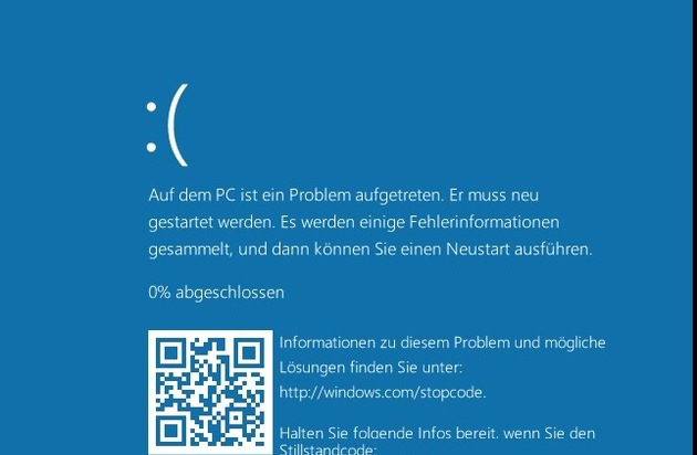 G DATA CyberDefense AG: Microsoft überarbeitet Fehlermeldungen bei Abstürzen mit Windows 10