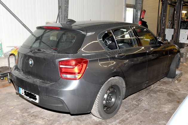 POL-D: BMW ausgeschlachtet - Zivilfahnder stoppen Automarder - Beute im Hotelzimmer aufgefunden - Fotos angehängt