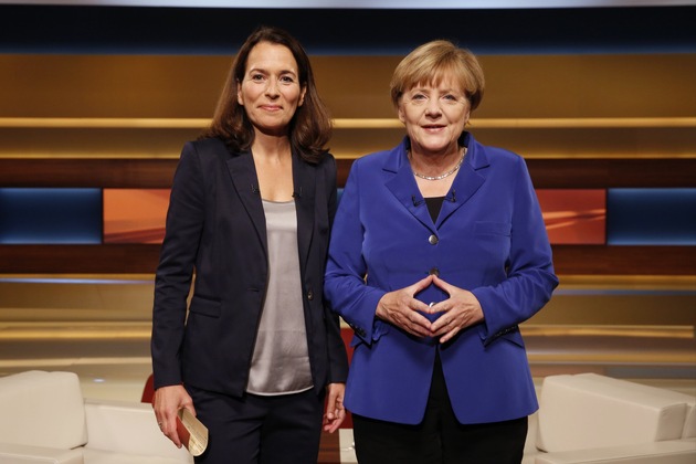 Bildangebot: Angela Merkel zu Gast bei Anne Will