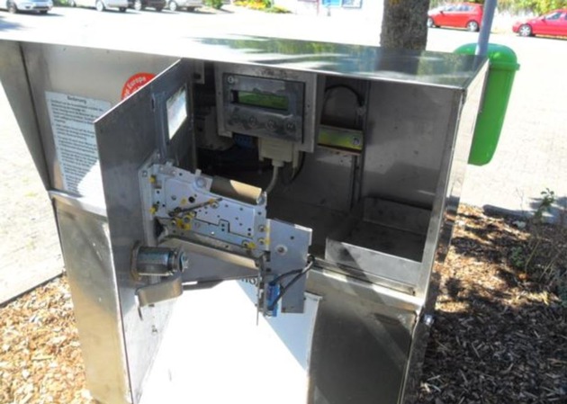 POL-PDLD: Edenkoben - Automate auf dem Wohnmobilparkplatz aufgebrochen