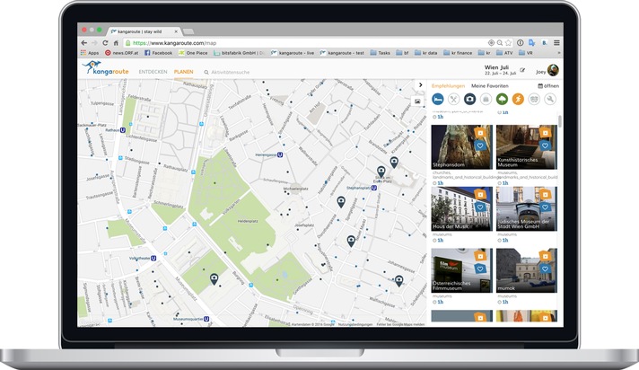 Freizeit maßgeschneidert - kangaroute - BILD