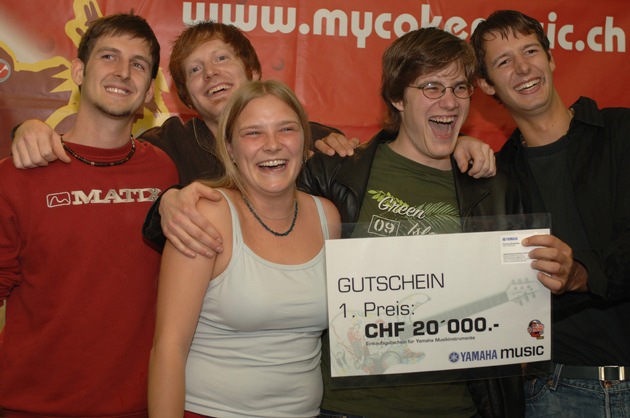 Concours musical &quot;Soundcheck 2005&quot; sur www.mycokemusic.ch - Nous connaissons maintenant le groupe gagnant