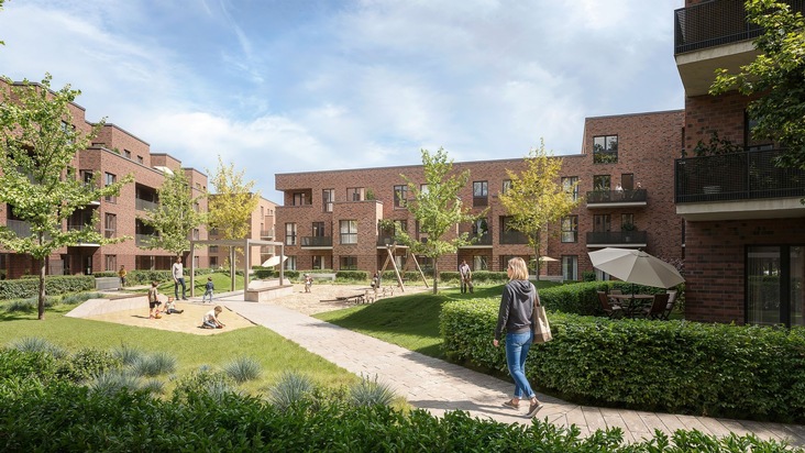 Neues Quartier in Hannover-Kirchrode: Instone startet Vertrieb f&uuml;r 100 Wohnungen