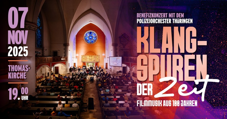 LPI-EF: Benefizkonzert &quot;Klangspuren der Zeit - Filmmusik aus 100 Jahren&quot;