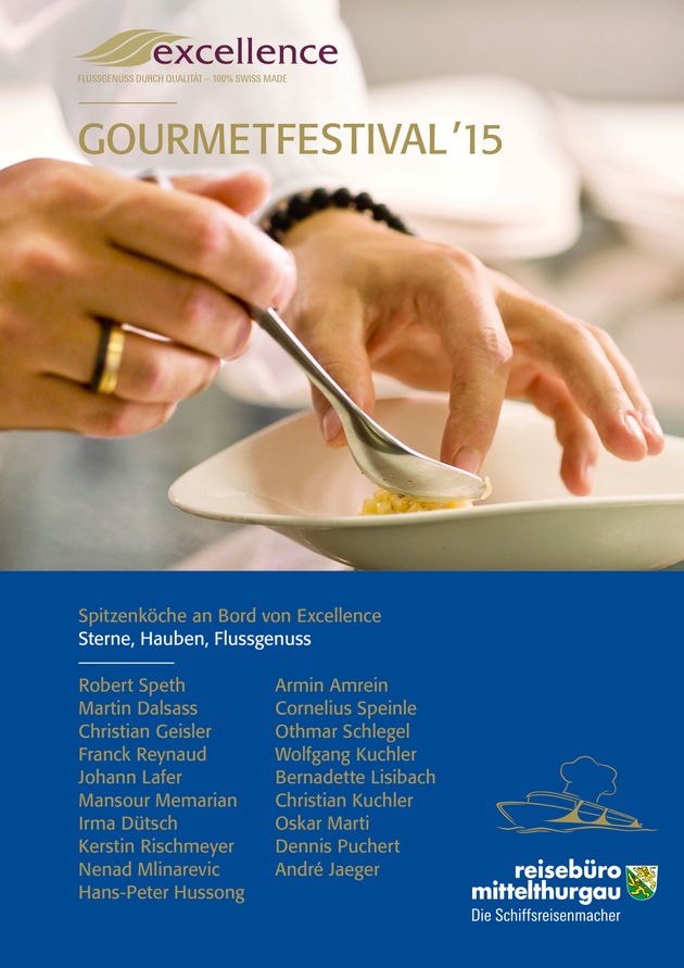 Excellence Gourmetfestival ´15 / Sterneköche zaubern in der Schiffskombüse