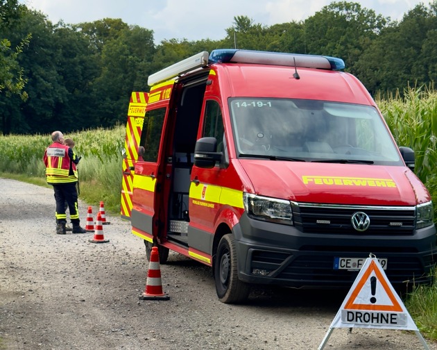 FW-OLL: UAV-Einheiten üben in Huntlosen die Zusammenarbeit - vier Drohnen gleichzeitig in der Luft