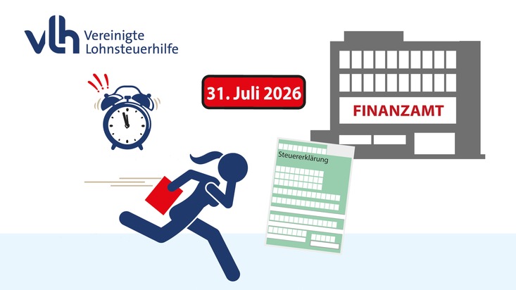 Vereinigte Lohnsteuerhilfe e.V. - VLH: Steuererkl&auml;rung f&uuml;r 2025: Wer jetzt handeln muss und wer nicht