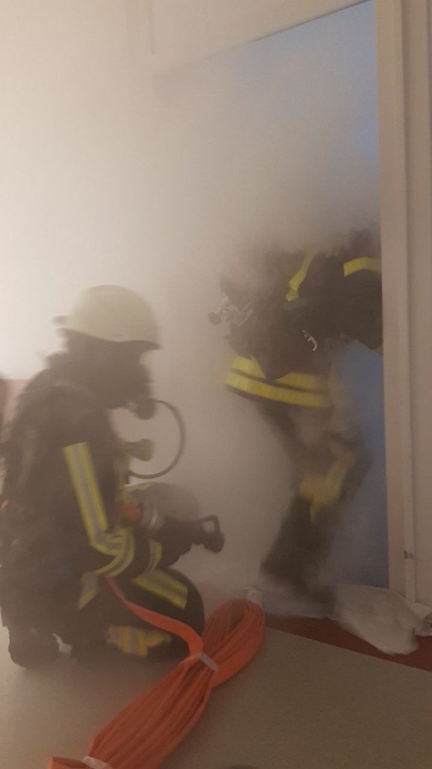 FW-BO: Brandschutzübung im Universitätsklinikum Knappschaftskrankenhaus Bochum