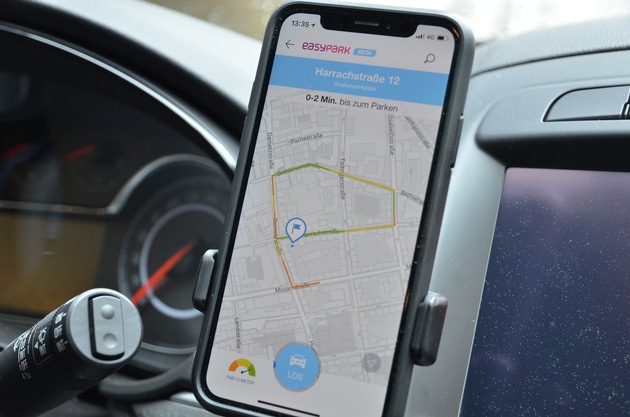 Weniger Stress, weniger Abgase: Neue App zur Parkplatzsuche glänzt im Linzer Praxistest