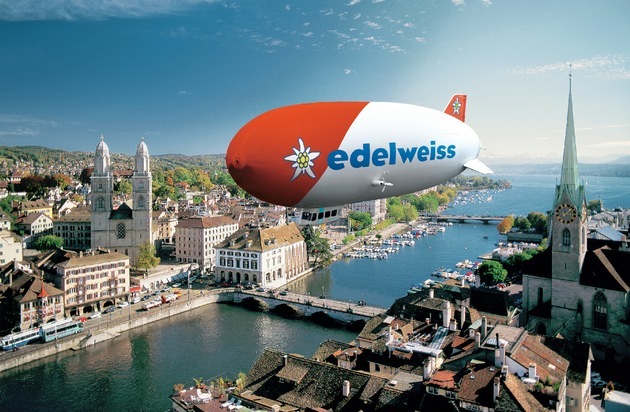 Edelweiss Air AG: Der Edelweiss Zeppelin auf Schweizer Tour (BILD)