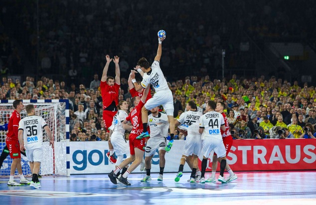 RID-Zuschauer-Weltrekord bei Handball Europameisterschaft: 53.586 Personen besuchen Eröffnungsspiel in Düsseldorfer Arena und feiern spektakulären 27:14-Sieg der DHB-Auswahl