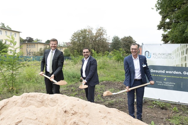 Gesundheitsminister Holetschek und Oberbürgermeister König geben Startschuss für Neubauprojekt am Klinikum Nürnberg
