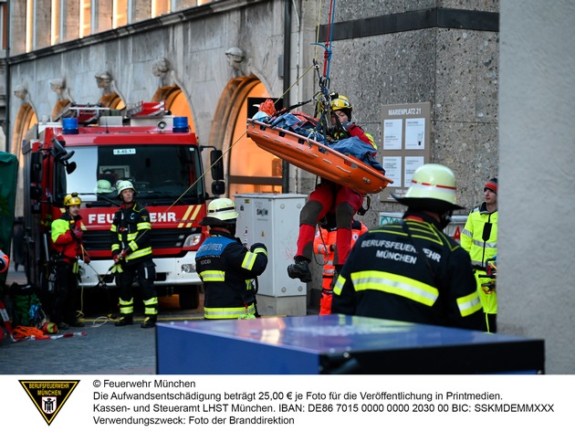 FW-M: Notfallrettung am Alten Peter (Altstadt)