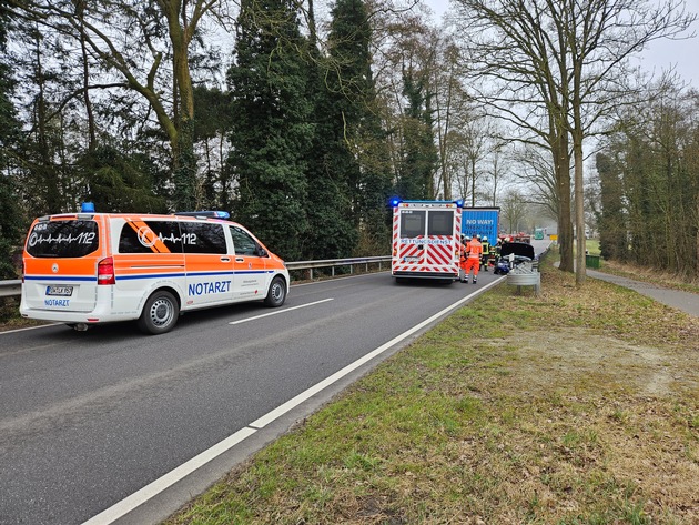 FW-ROW: Glück im Unglück bei Verkehrsunfall