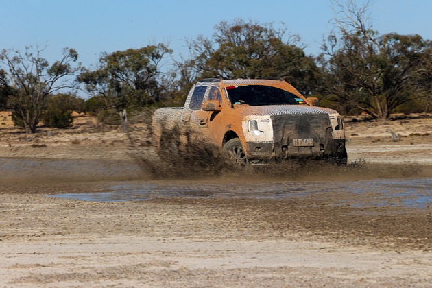 Nächste Ford Ranger-Generation: Prototypen absolvieren extrem anspruchsvolle Tests in Australien