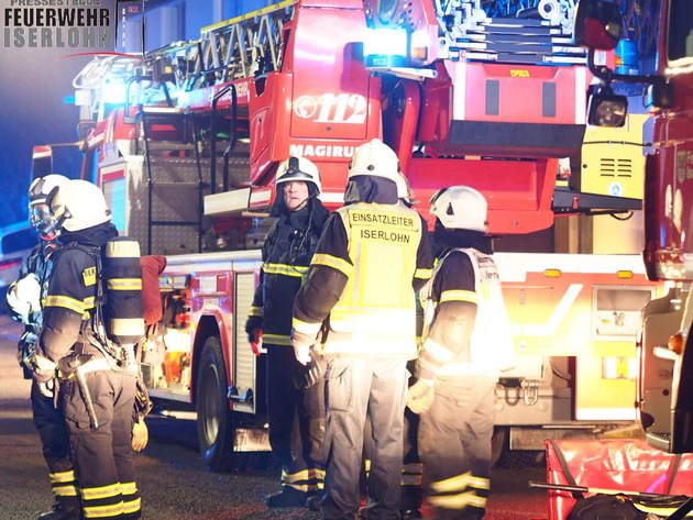 FW-MK: Brand in einem Keller