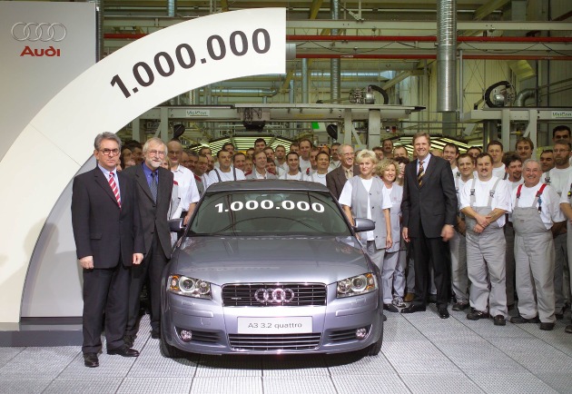 Produktionsjubiläum eines Trendsetters / Eine Million Audi A3 in sieben Jahren gefertigt