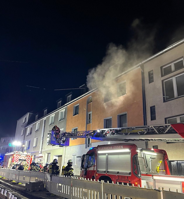 FW-E: Küchenbrand in einem Mehrfamilienhaus - keine Verletzten