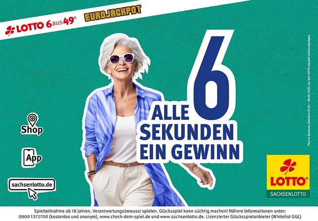 Sachsenlotto macht Millionäre: Vier LOTTO-Millionäre im ersten Halbjahr 2025